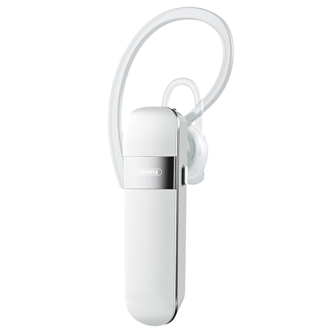 Wireless Bluetooth 5.0 Earphone – White, Hanging Ear Design, Hands-Free Calling, Noise Reduction, Long Battery Life
