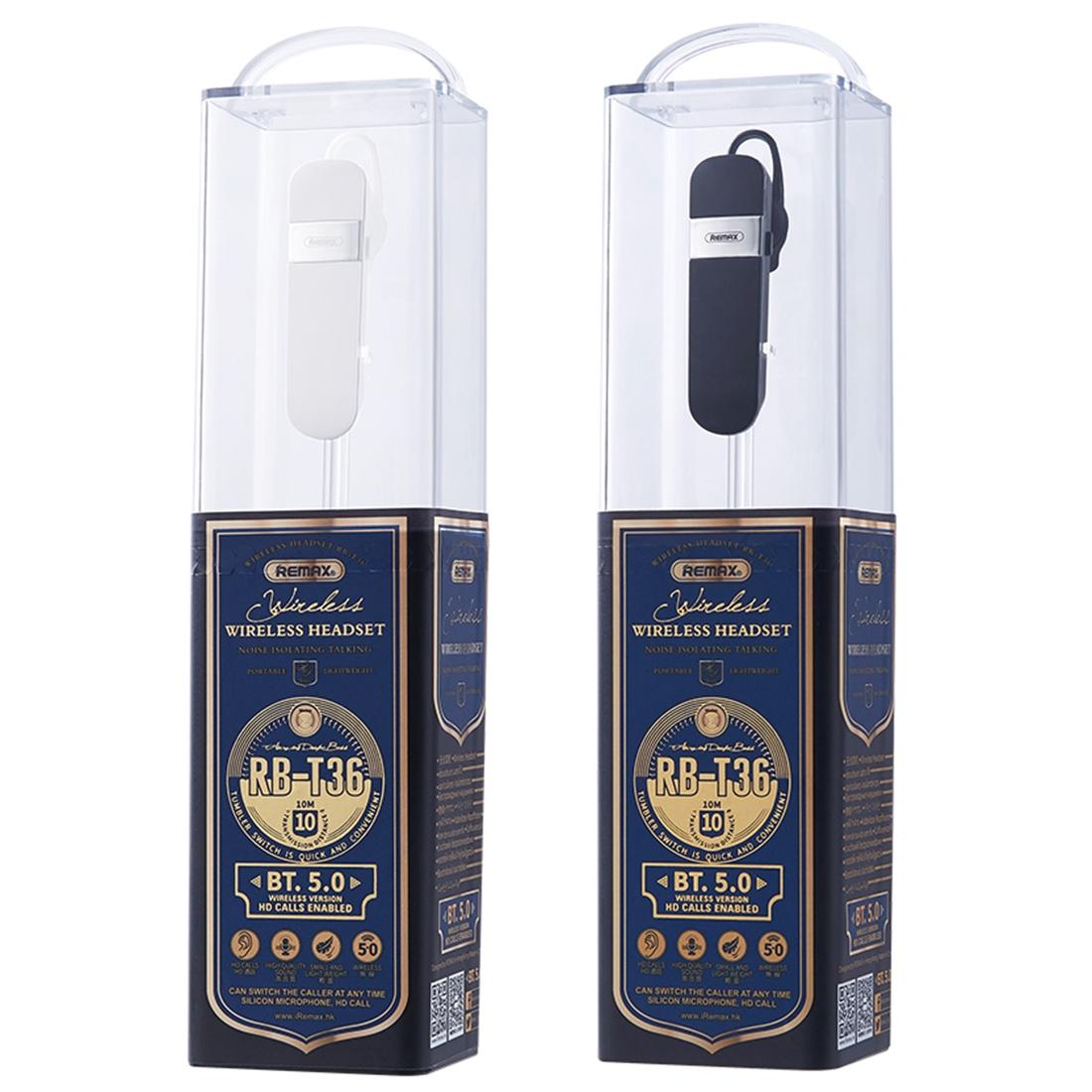Wireless Bluetooth 5.0 Earphone – White, Hanging Ear Design, Hands-Free Calling, Noise Reduction, Long Battery Life