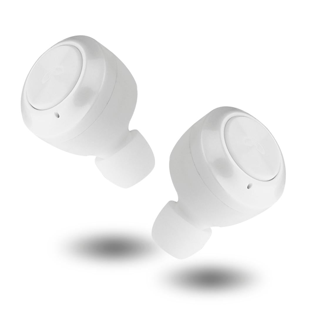 White Bluetooth 5.0 Wireless Earbuds with Magnetic Charging Case – In-Ear Noise-Isolating Design