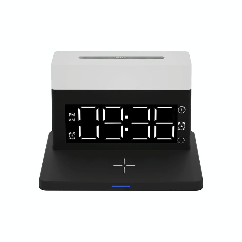 “6-in-1 Wireless Charger N65 Multifunction – White | Fast Qi Charging Station for Phone, Watch & Earbuds