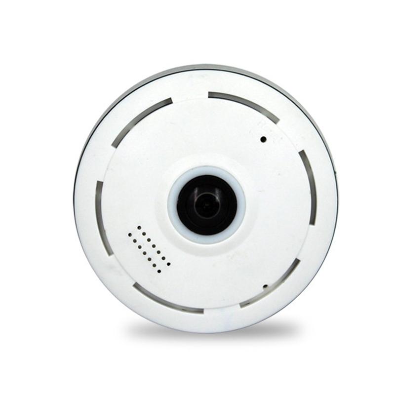 360° HD Panoramic Camera with Mobile App Control & TF Card Slot – Wireless Security Cam – White