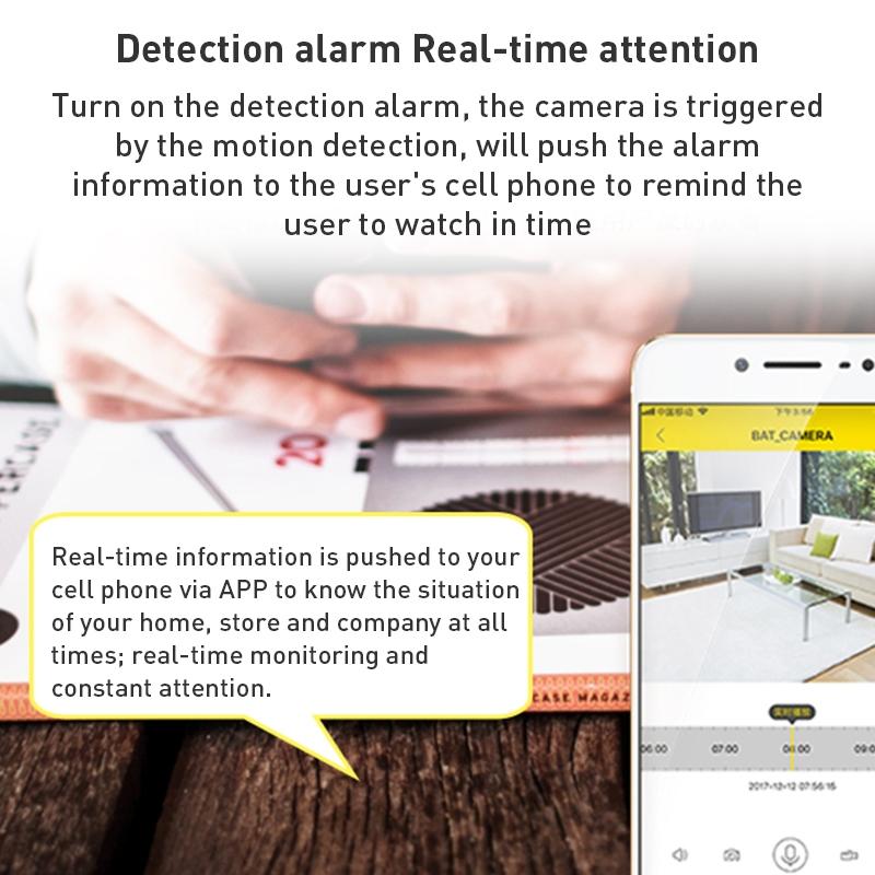 Smart WiFi Camera with Night Vision & Two-Way Audio – White, Tripod Support Included