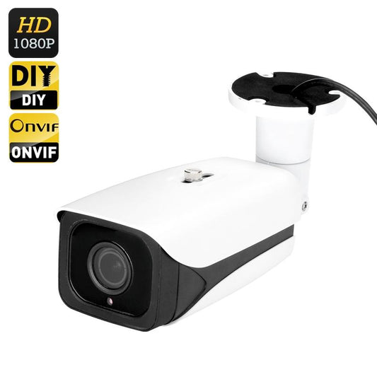 5MP IP Camera with Auto Focus & 4X Optical Zoom – White, High-Resolution Security Surveillance