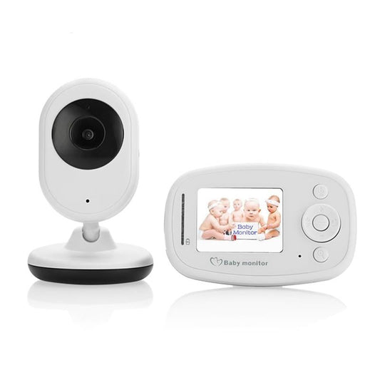 2.4GHz Wireless Baby Monitor with Night Vision, Two-Way Audio & Temperature Sensor