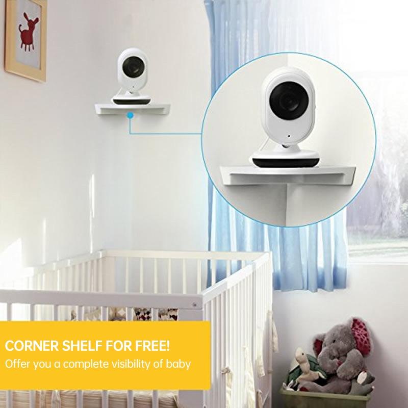2.4GHz Wireless Baby Monitor with Night Vision, Two-Way Audio & Temperature Sensor