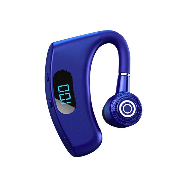 V12 Business Wireless Bluetooth 5.0 Earphones with Charging Box – Hanging Ear Style, White, Long Battery Life