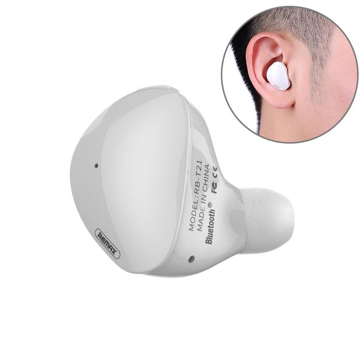 Mini Wireless Bluetooth Earphones – White, Compact In-Ear Design with Mic for Music & Calls