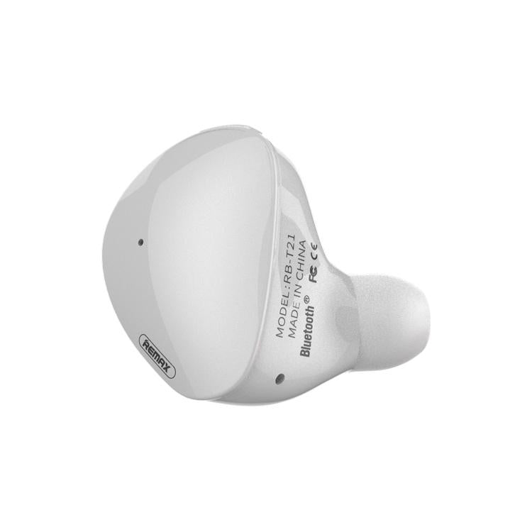 Mini Wireless Bluetooth Earphones – White, Compact In-Ear Design with Mic for Music & Calls