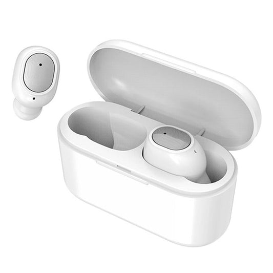 Wireless Bluetooth 5.0 Earphones – Binaural Stereo with Automatic Pairing, White