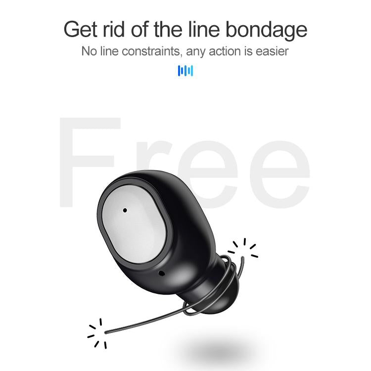 Wireless Bluetooth 5.0 Earphones – Binaural Stereo with Automatic Pairing, White