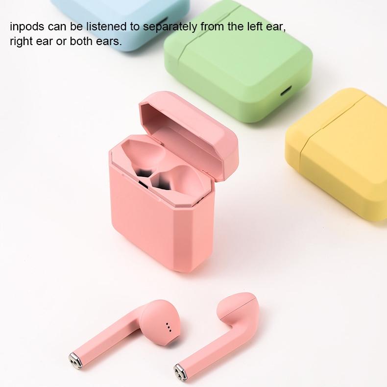 Wireless InPods 2 TWS Bluetooth Headset V5.0 – True Wireless Earbuds with Portable Charging Case