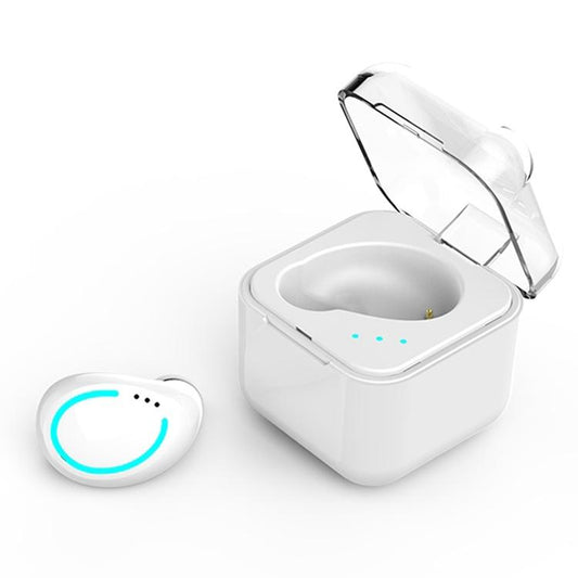 Mini Wireless Bluetooth Earphone M-B8 with Charging Case – White