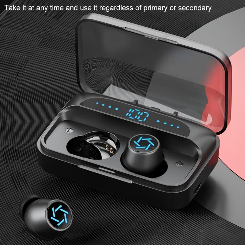 Wireless Bluetooth Earphones with Charging Box – TWS In-Ear Stereo Earbuds (White)