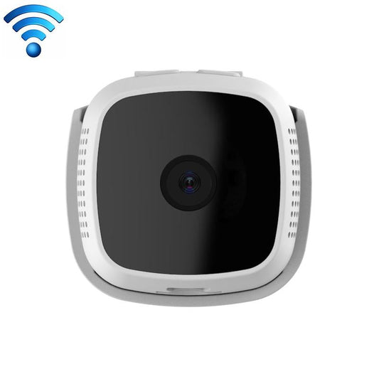 720P Wireless Wearable Surveillance Camera – Infrared Night Vision, Motion Detection, White