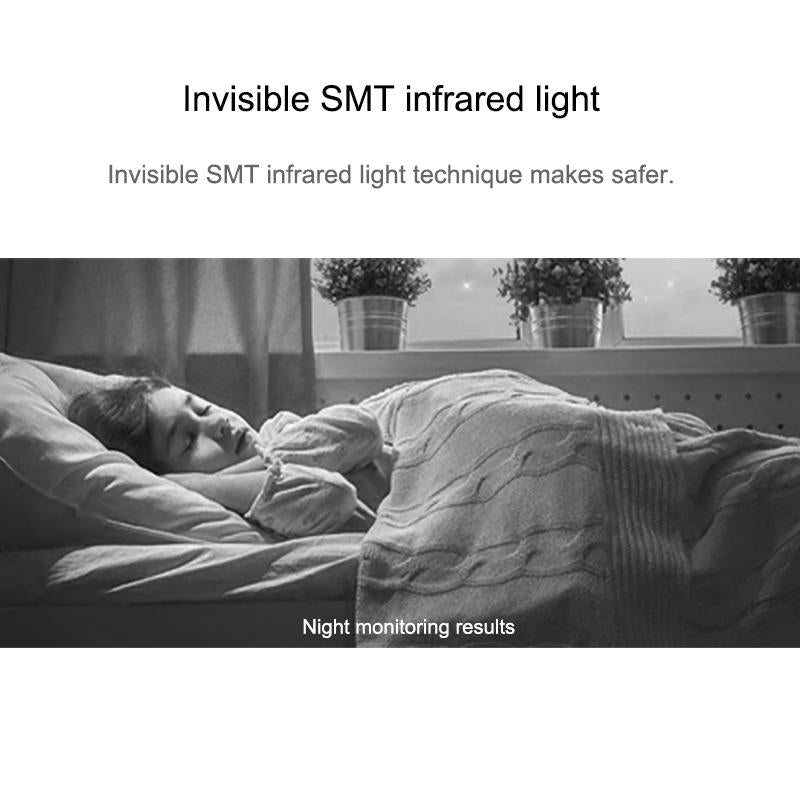 720P Wireless Wearable Surveillance Camera – Infrared Night Vision, Motion Detection, White