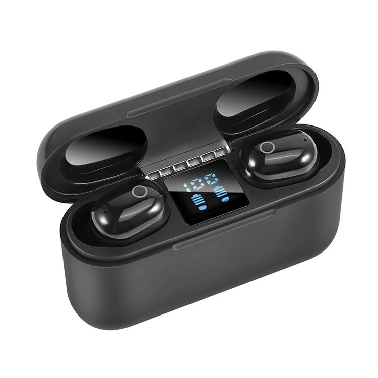 Wireless Bluetooth Headset with 2000mAh Charging Case – Touch Control, Magnetic Charging, Long Battery Life – White