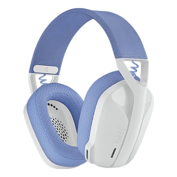 Wireless Dual Mode Gaming Headset – White | Bluetooth & 2.4GHz, Noise Cancelling, PC/PS5/Switch Compatible
