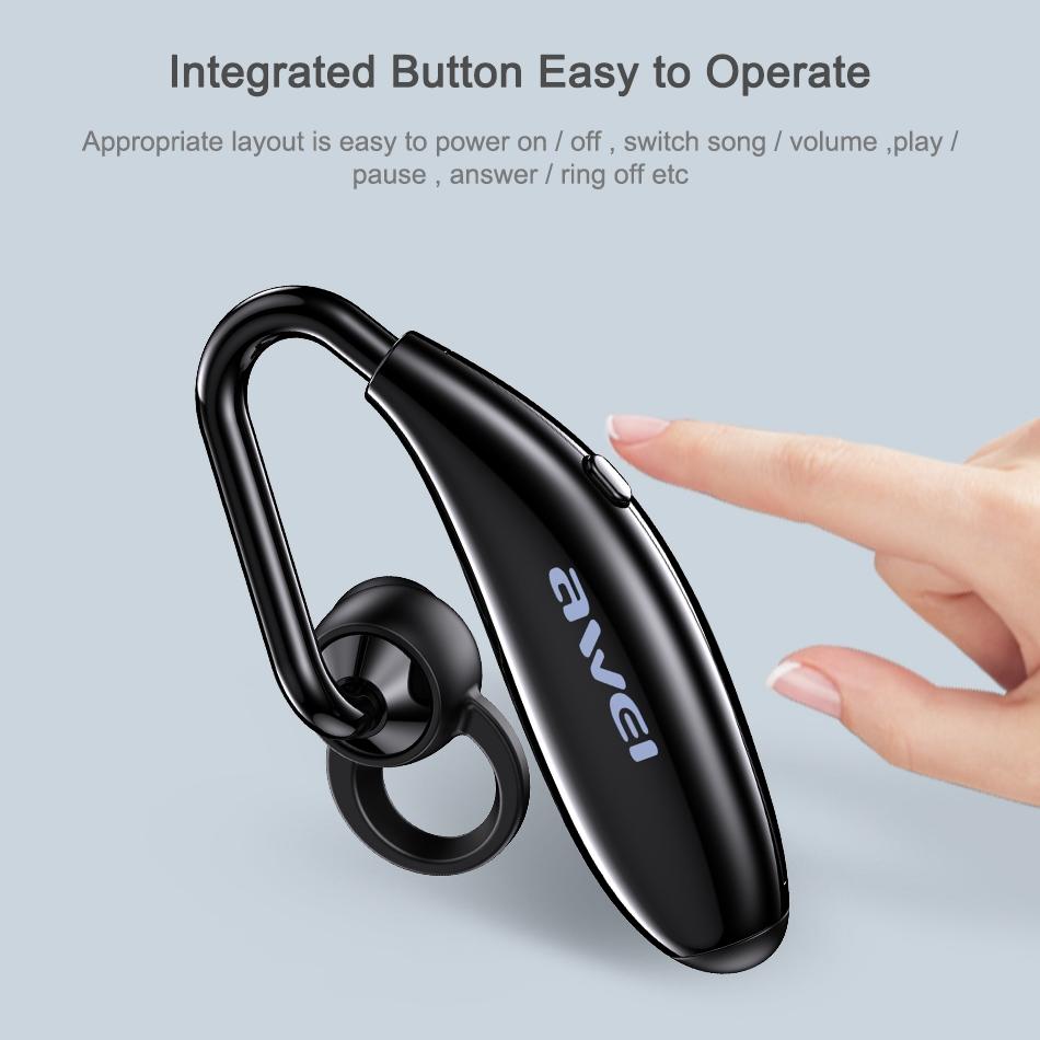 N5 Wireless Bluetooth 5.0 Headset – Clear Sound, Comfortable Fit, Long Battery Life – White