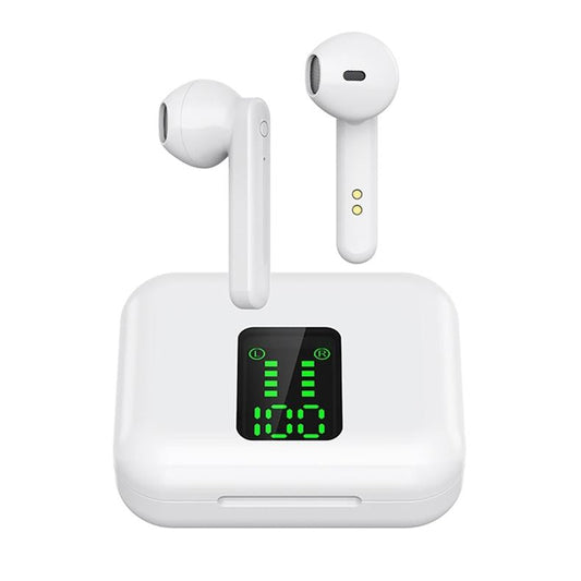 Wireless Bluetooth Earphones with Charging Case & LED Battery Display | True Wireless Stereo Earbuds