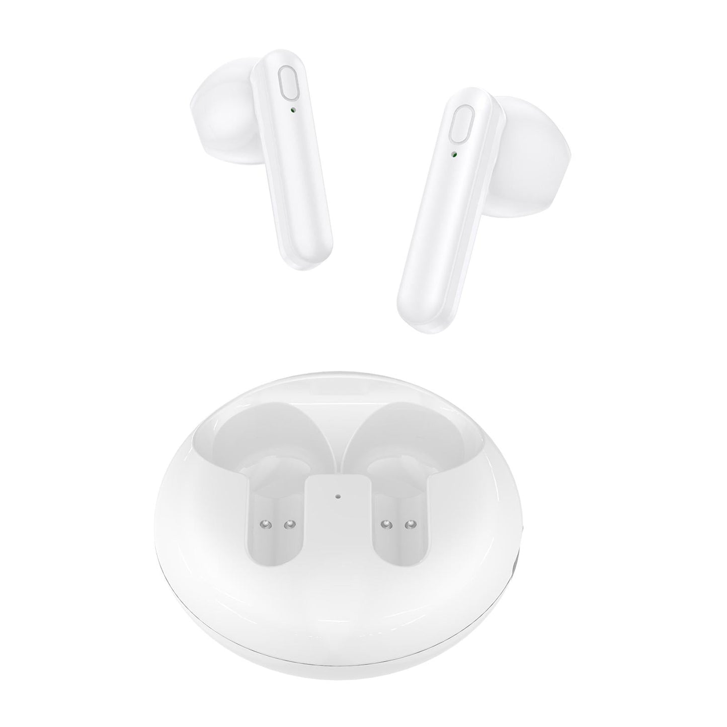 V31 Sight Series Wireless Stereo Bluetooth Earphones – In-Ear TWS Earbuds with Charging Case – White