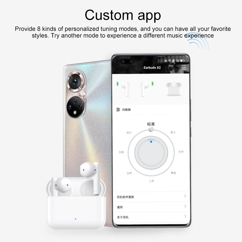 X2 True Wireless Earbuds – Bluetooth 5.0, Iceland White, Clear Sound, Charging Case, Secure Fit