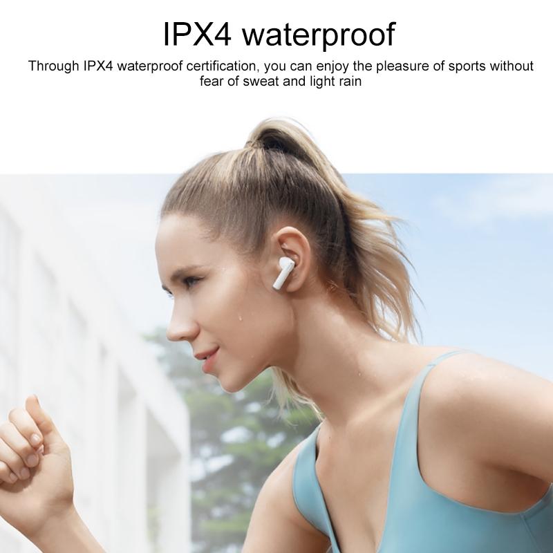 X2 True Wireless Earbuds – Bluetooth 5.0, Iceland White, Clear Sound, Charging Case, Secure Fit
