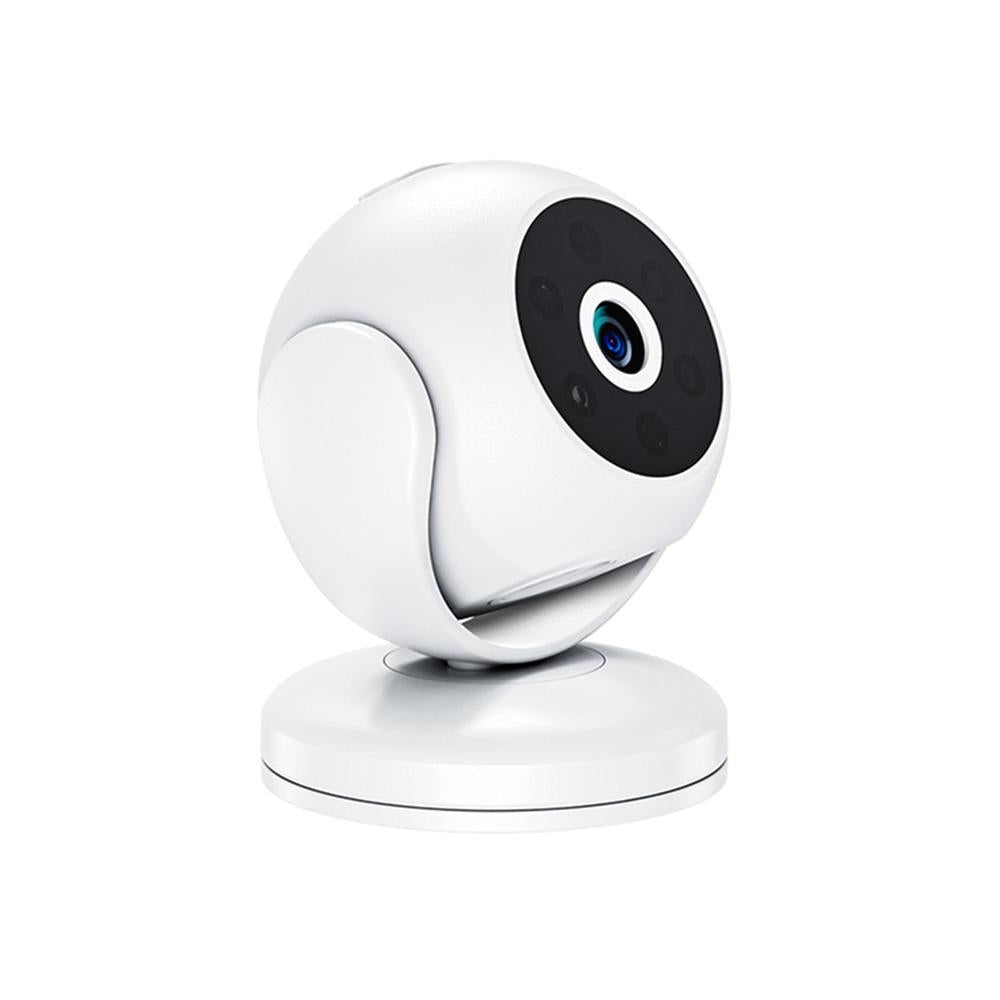 Portable Mini 4K HD Security Camera – Night Vision, White, Compact Home Surveillance