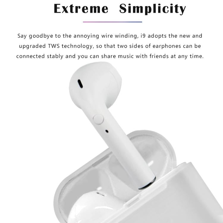 Wireless TWS Sport Stereo Bluetooth Headset with Charging Case – Bluetooth 5.0, True Wireless Earbuds for Active Use