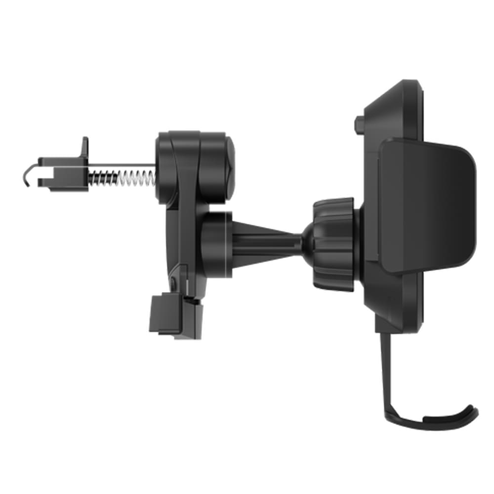 Cygnett Wireless 10W Qi Car Charger Mount – Vent Clip, Fast Charging with Cable Included