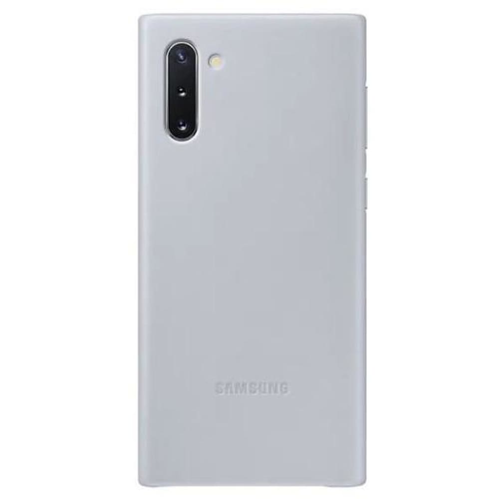 Leather Cover Case for Samsung Galaxy Note 10 – Slim Protective Design – Grey
