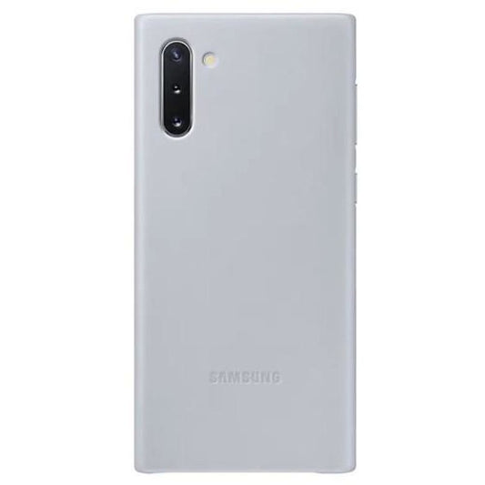 Leather Cover Case for Samsung Galaxy Note 10 – Slim Protective Design – Grey