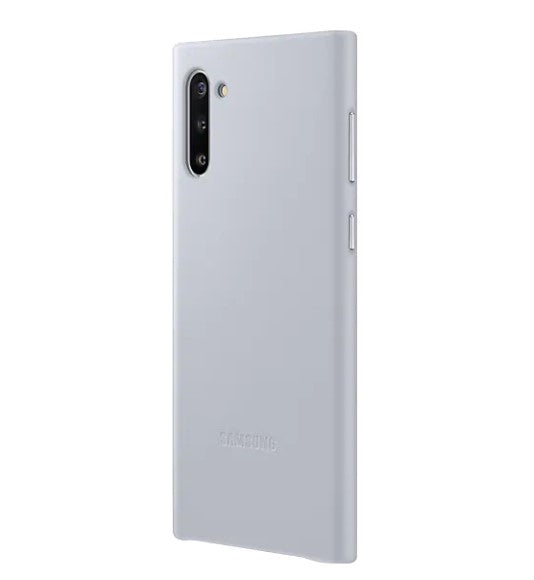 Leather Cover Case for Samsung Galaxy Note 10 – Slim Protective Design – Grey