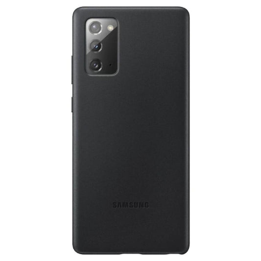 Samsung Leather Cover Case for Galaxy Note20 – Premium Slim Fit Protective Case – Black