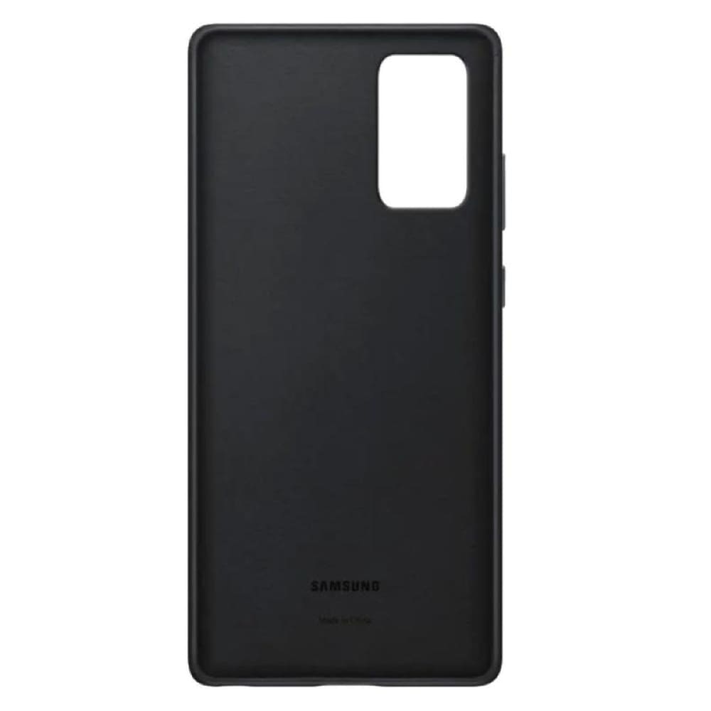 Samsung Leather Cover Case for Galaxy Note20 – Premium Slim Fit Protective Case – Black