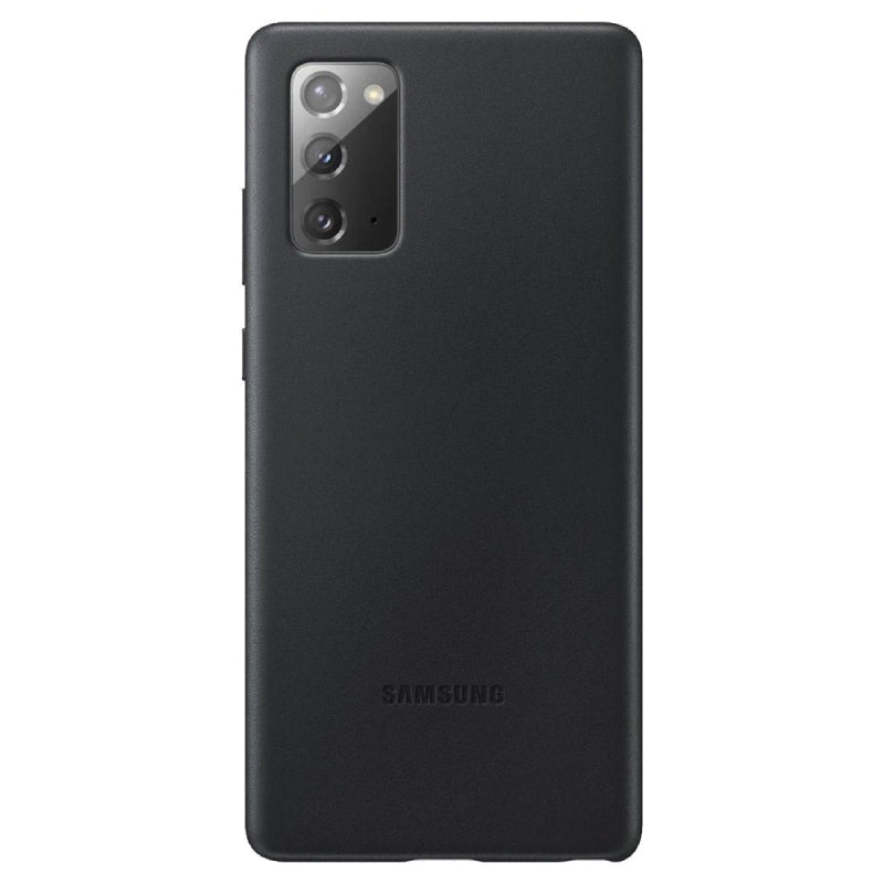 Samsung Leather Cover Case for Galaxy Note20 – Premium Slim Fit Protective Case – Black