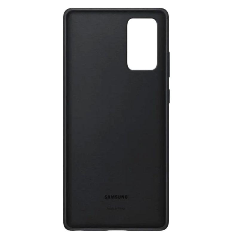 Samsung Leather Cover Case for Galaxy Note20 – Premium Slim Fit Protective Case – Black