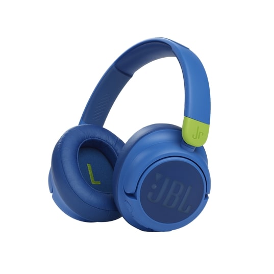 JBL JR 460 Kids Bluetooth Headphones – Noise Cancelling, Wireless, Over-Ear – Blue