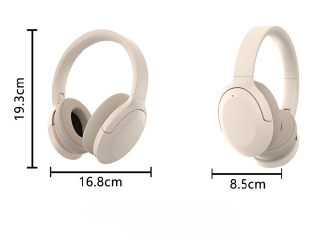 Blue P3965 Foldable Over-Ear Bluetooth 5.3 Headphones with Active Noise Cancellation (ANC) – Wireless & Portable