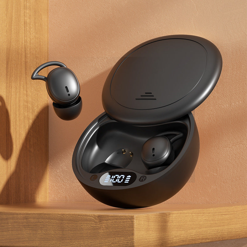 Black Sleep Earphones – Ultra-Comfortable Mini In-Ear Headphones for Side Sleepers & Relaxation
