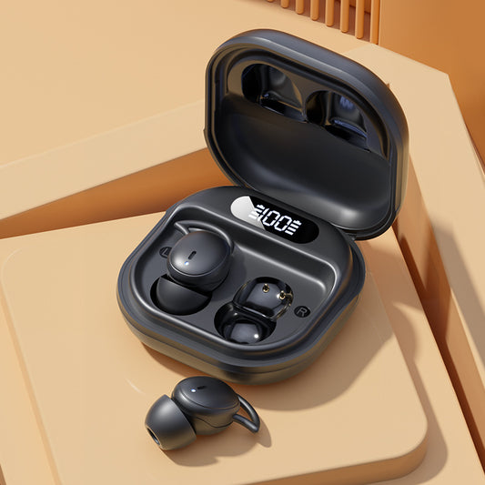 Black Sleep Earphones – Ultra-Comfortable Mini In-Ear Headphones for Side Sleepers & Night Use