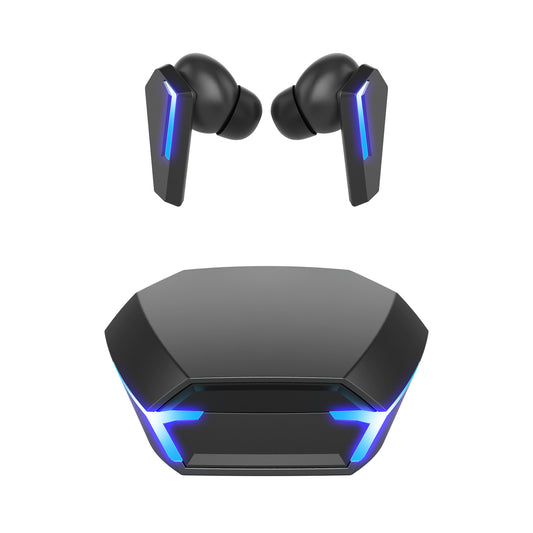 Black Wireless Gaming Earbuds – Bluetooth 5.2, Low Latency, 3D Stereo Sound. In-Ear Headphones for Mobile & PC