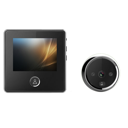 HD 2.8-Inch Wireless Smart Video Doorbell – Built-In Memory, Motion Detection, Two-Way Audio
