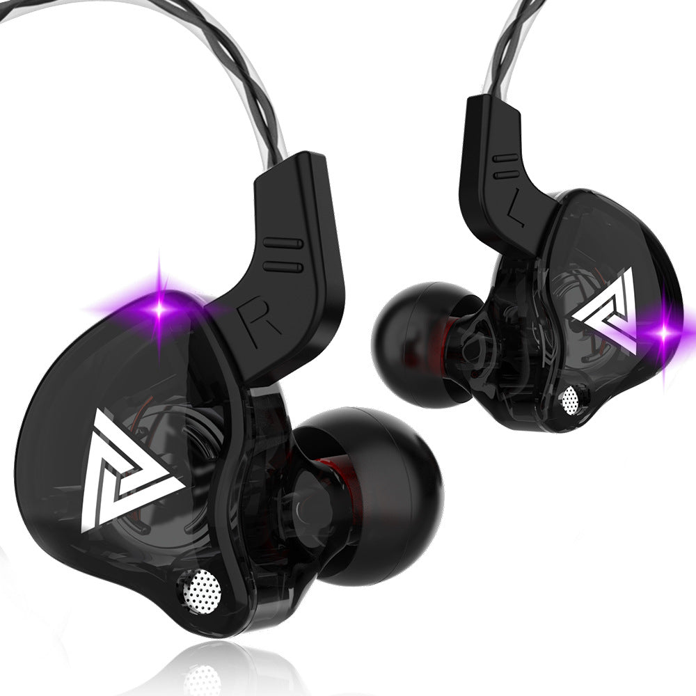 Hi-Res Audio In-Ear Monitor Earphones – Dynamic Driver, Ergonomic Design, Mic & 3.5mm Jack (Black)