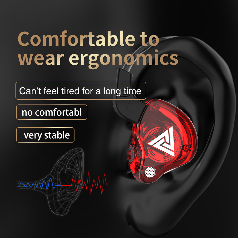 Hi-Res Audio In-Ear Monitor Earphones – Dynamic Driver, Ergonomic Design, Mic & 3.5mm Jack (Black)
