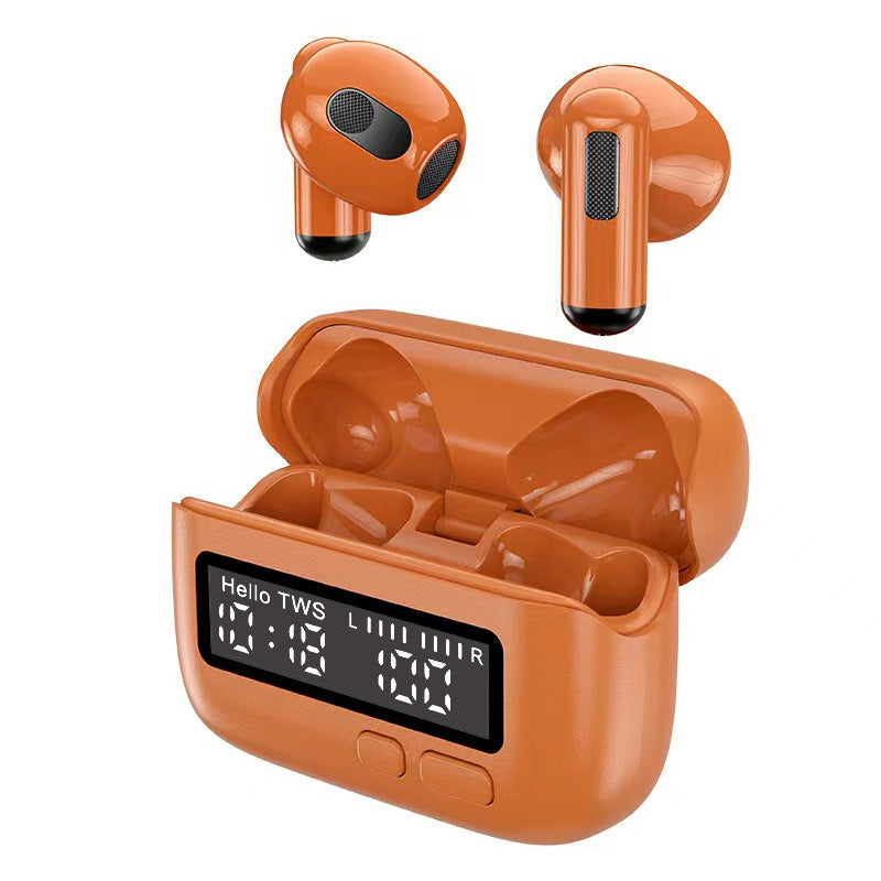 Orange Hi-Res Audio In-Ear Monitor Earphones – Ergonomic Design, Dynamic Driver, with Mic & 3.5mm Jack