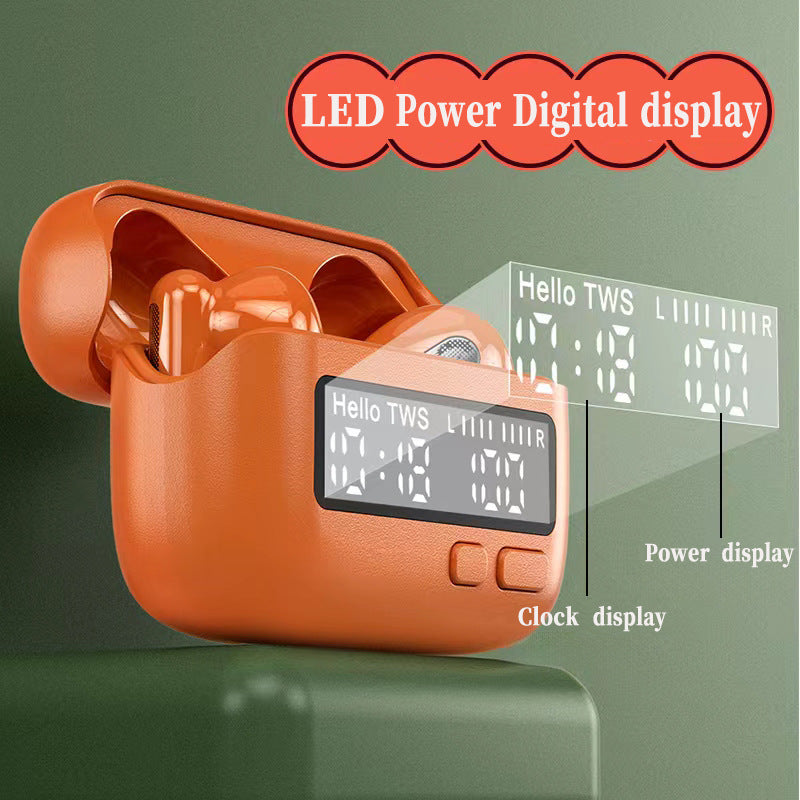 Orange Hi-Res Audio In-Ear Monitor Earphones – Ergonomic Design, Dynamic Driver, with Mic & 3.5mm Jack
