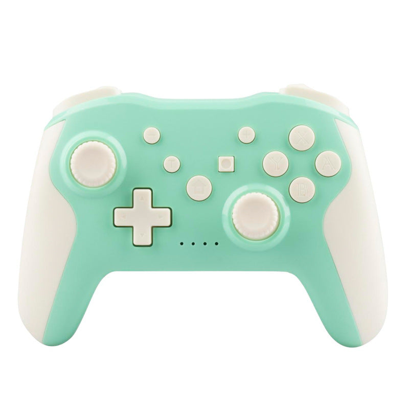 Wireless Bluetooth 4.0 Pro Gaming Controller – Multi-Platform Support, 6-Axis Gyro, Turbo Mode – Green & White