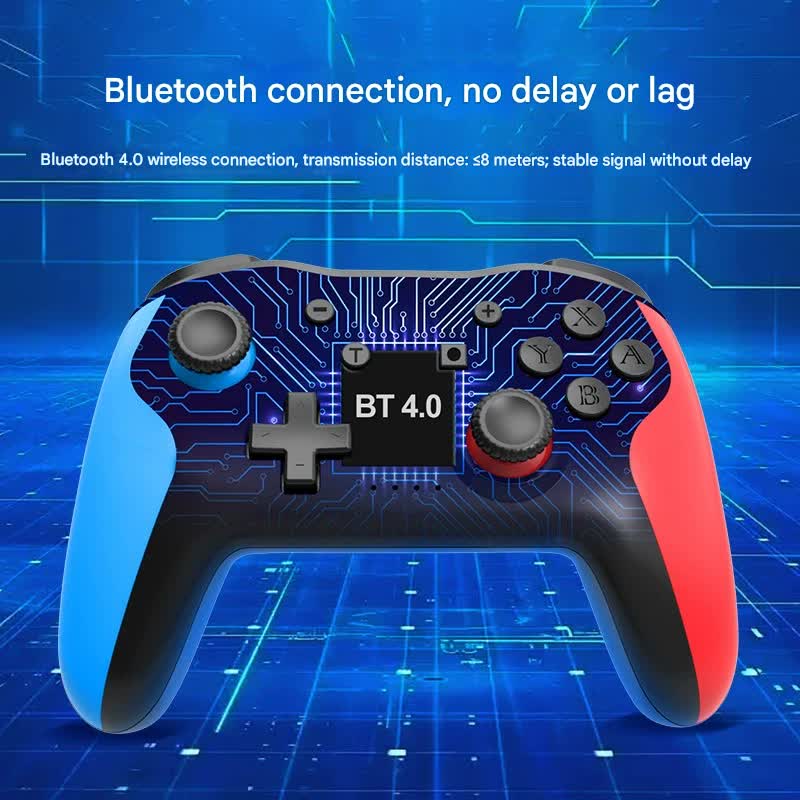 Wireless Bluetooth 4.0 Pro Gaming Controller – Multi-Platform Support, 6-Axis Gyro, Turbo Mode – Green & White