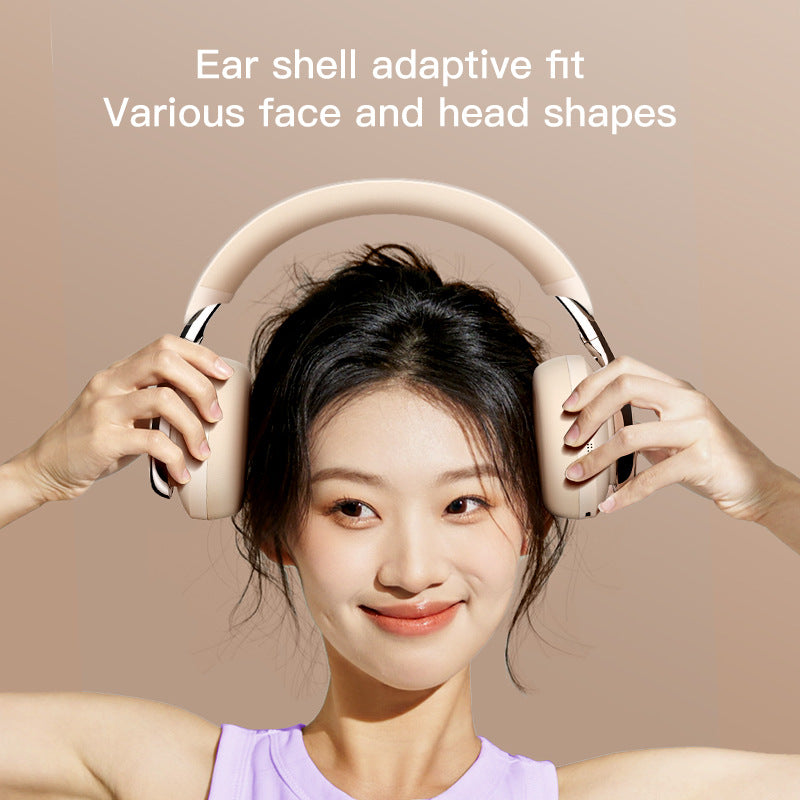 Blue Premium Wireless ANC Headphones – Bluetooth 5.4, 32H Playtime, Foldable Over-Ear Design, Comfort Earpads for Travel & Gaming