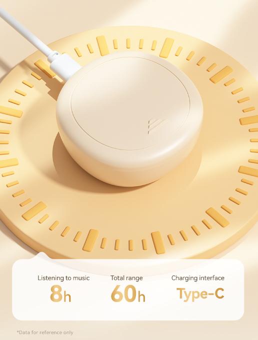 Beige Ultra-Comfort Wireless Sleep Earbuds – Bluetooth 5.4, Hi-Res Audio, Noise Isolation, 60H Playtime for Side Sleepers